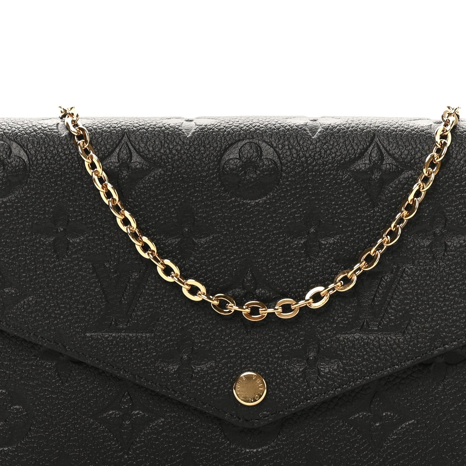 Empreinte Pochette Felicie Chain Wallet Black