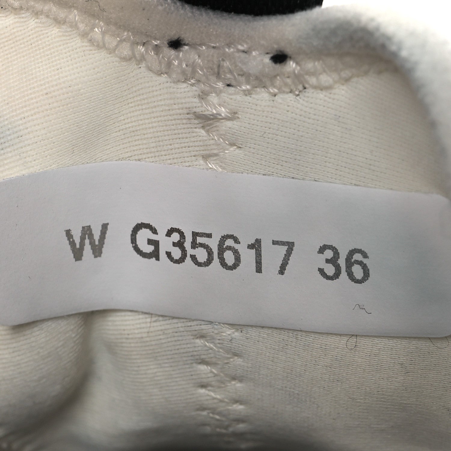Velvet Calfskin Mixed Fibers CC Sneakers 36 Ivory Black