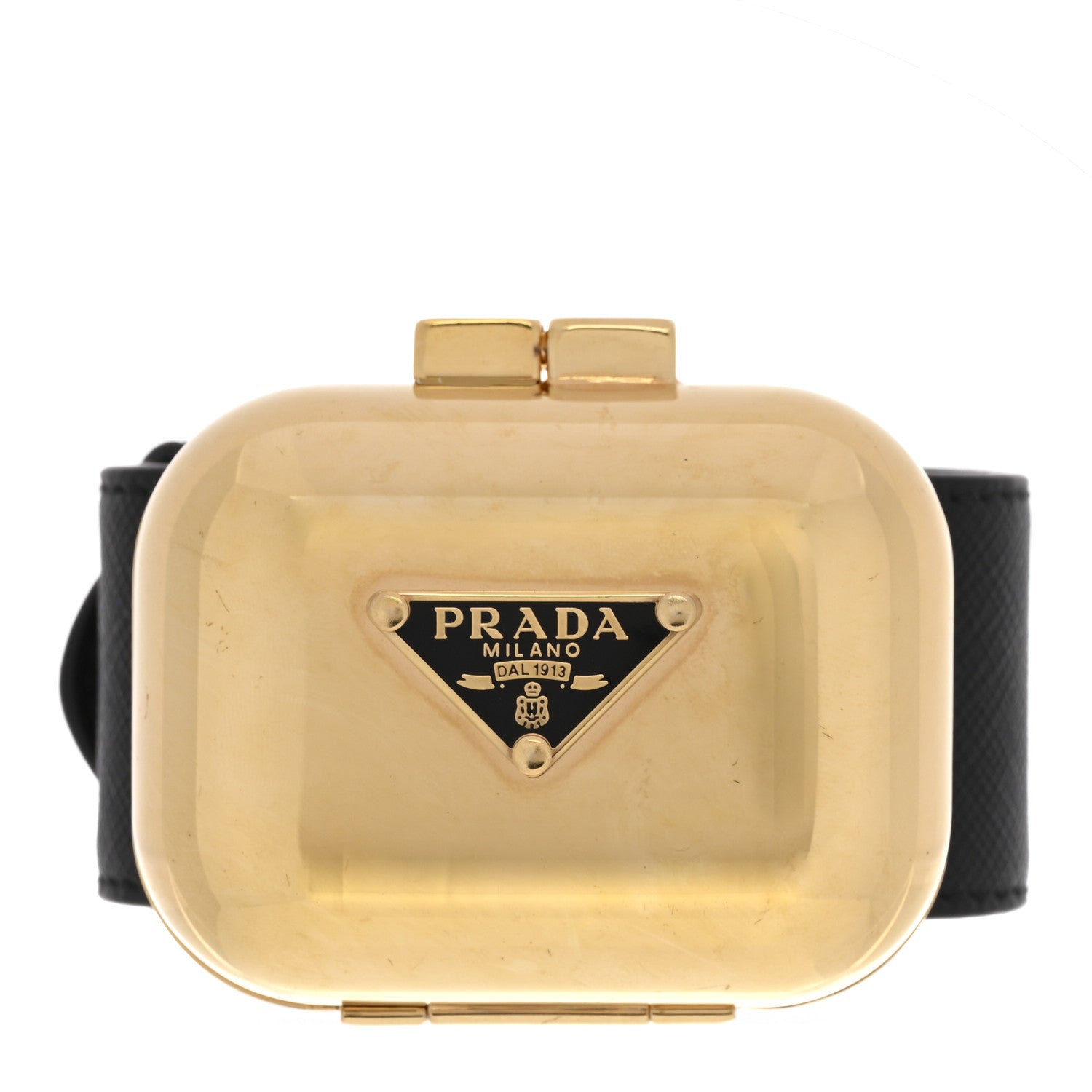 Saffiano Metal Wrist Case M Gold