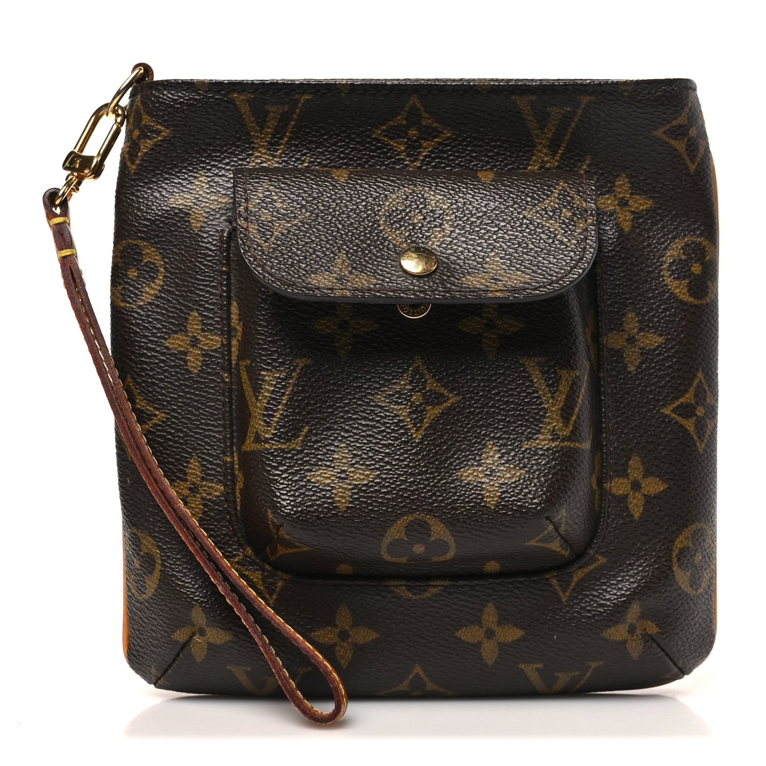 Monogram Partition Wristlet