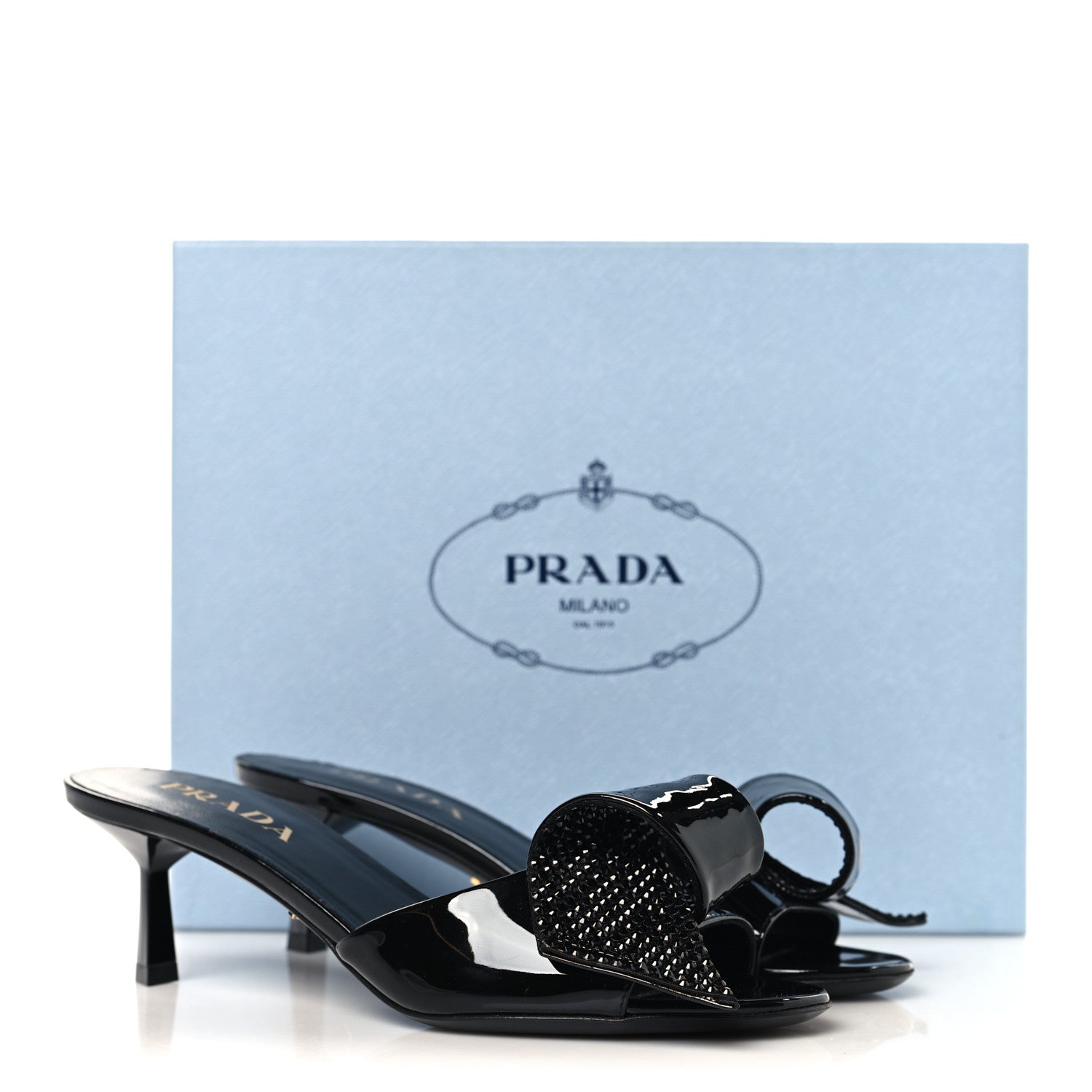 Vernice Crystal Bow Pumps 39 Black