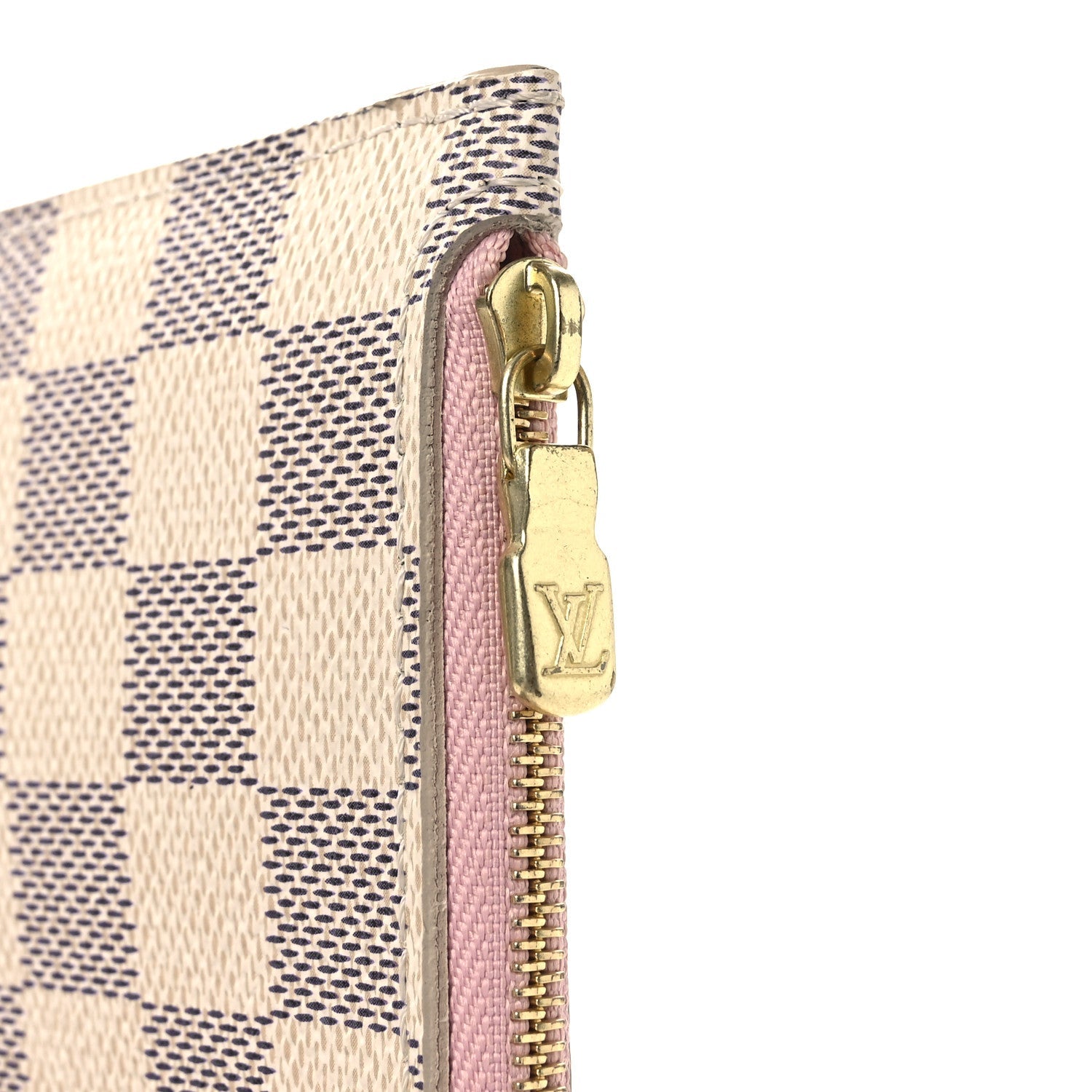 Damier Azur Neverfull MM GM Pochette Rose Ballerine