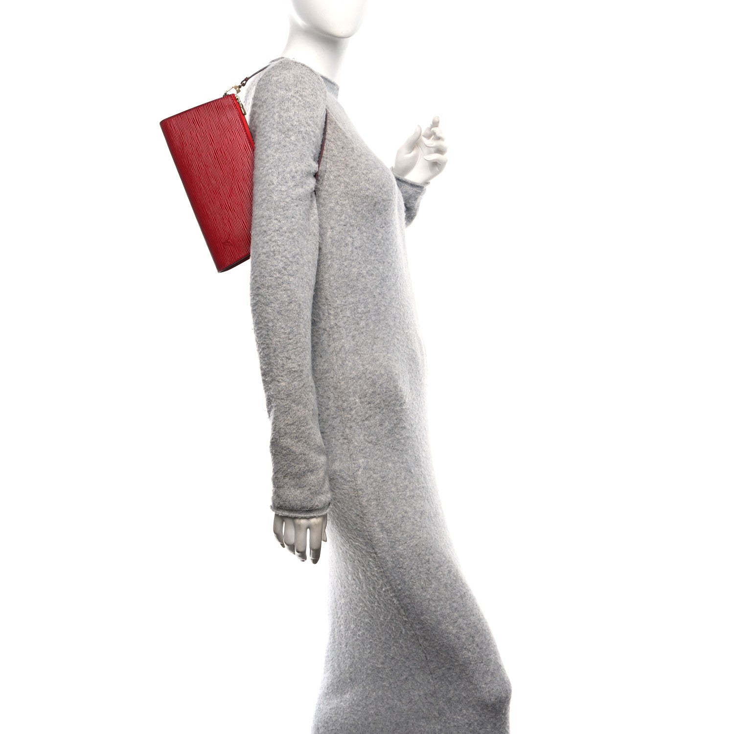 Epi Pochette Accessories 24 Castillan Red