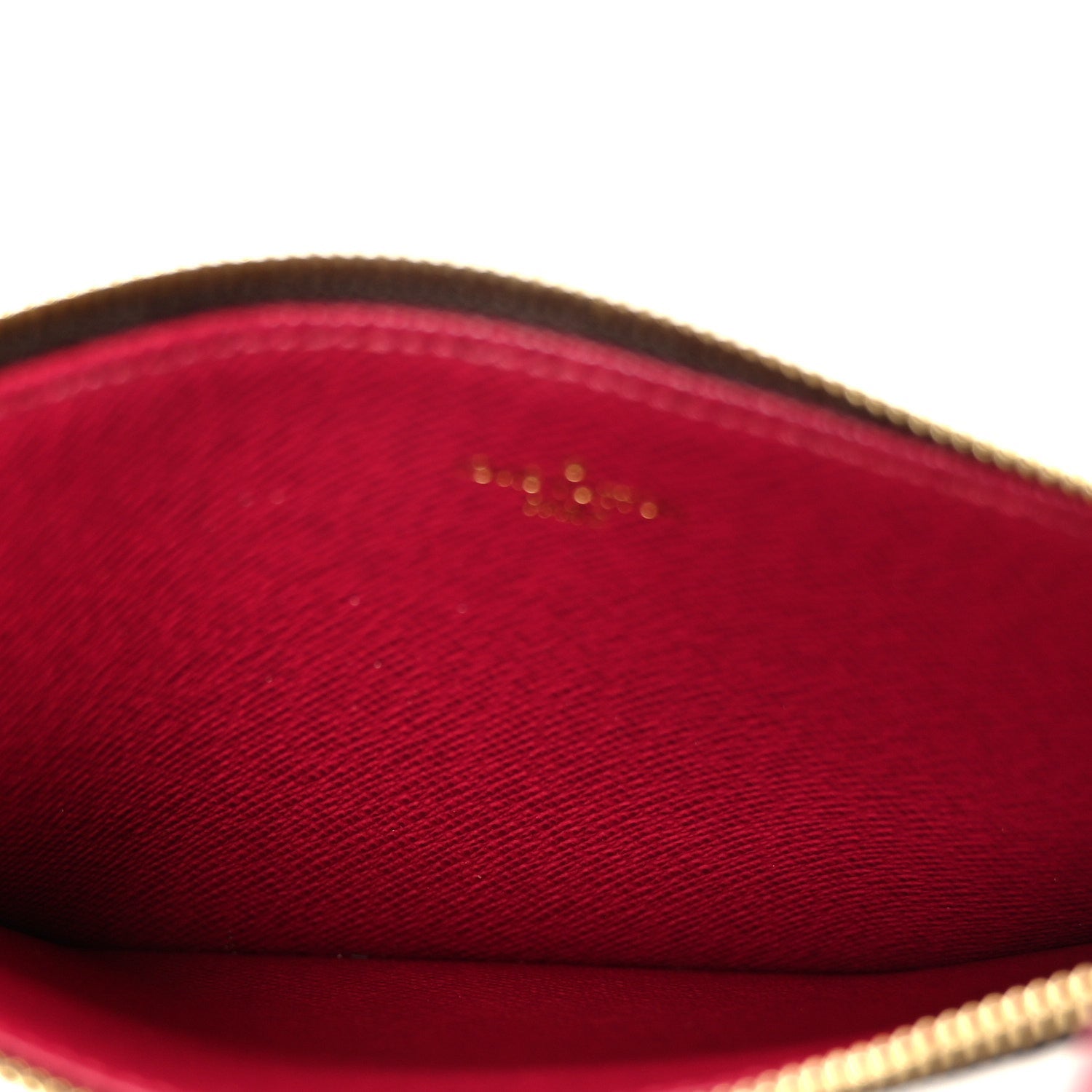 Monogram Pochette Felicie Chain Wallet Fuchsia