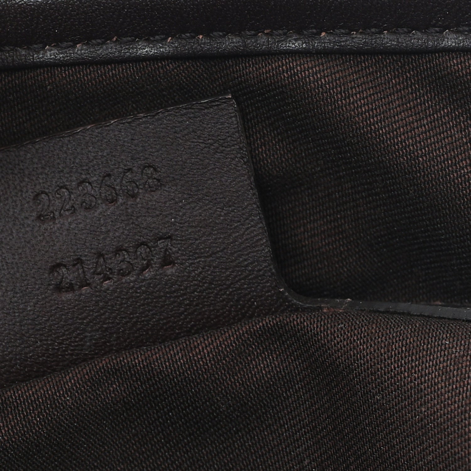 GG Plus Monogram Joy Vertical Tote Dark Brown