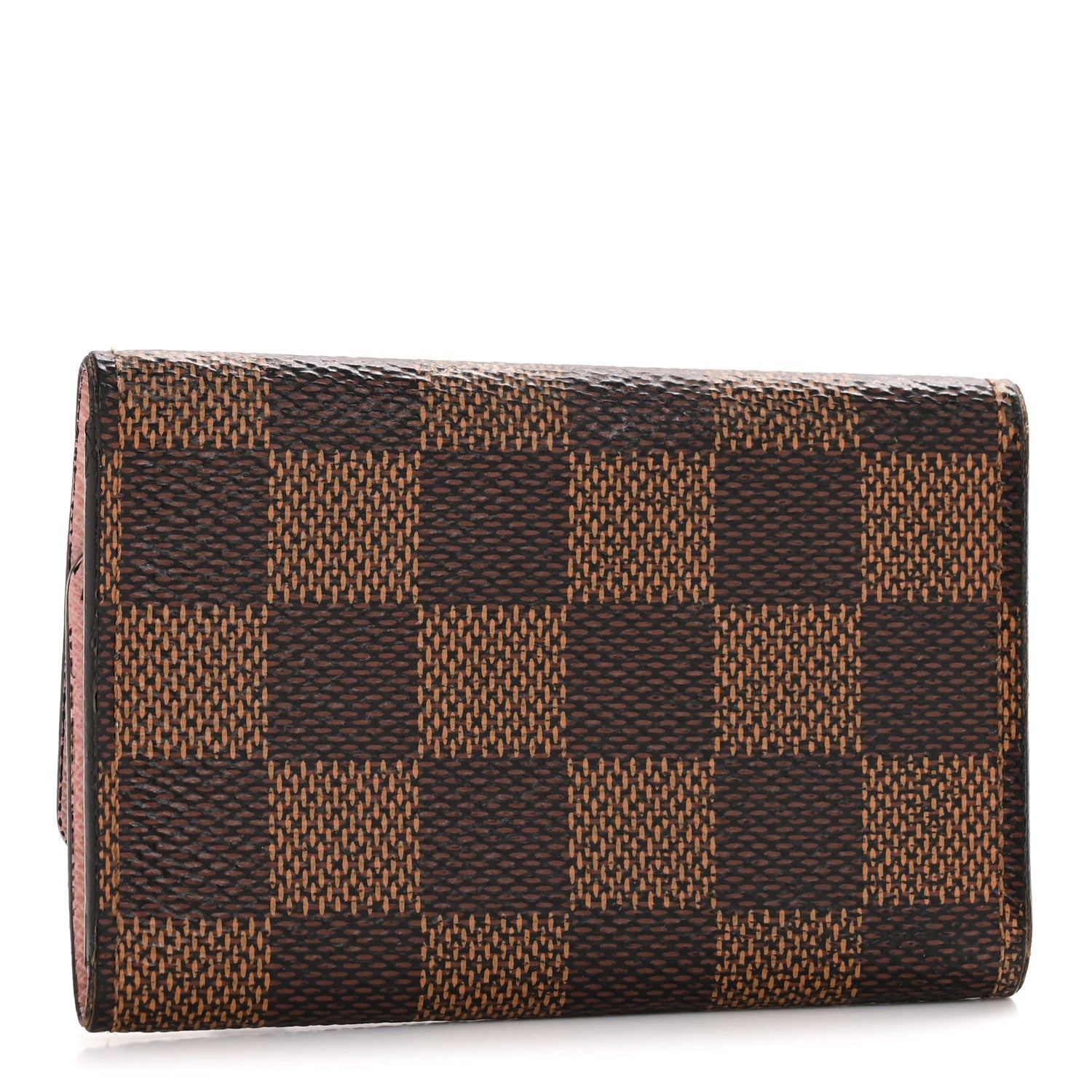 Damier Ebene Multicles 6 Key Holder Rose Ballerine