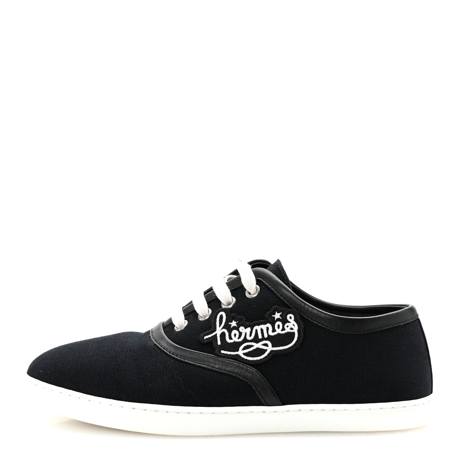 Canvas Embroidered Innocent Sneakers 37 Black