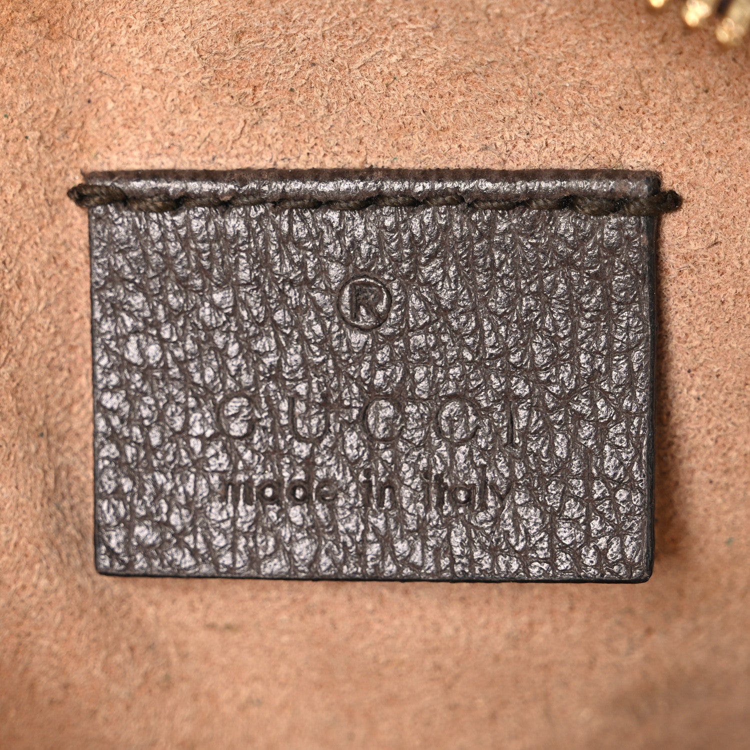 GG Supreme Monogram Web Mini Ophidia Round Shoulder Bag Brown