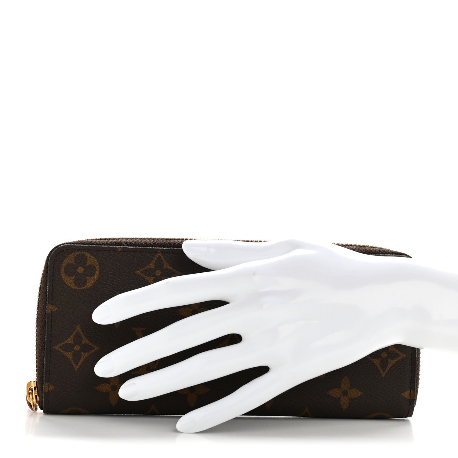 Monogram Clemence Wallet Rose Ballerine
