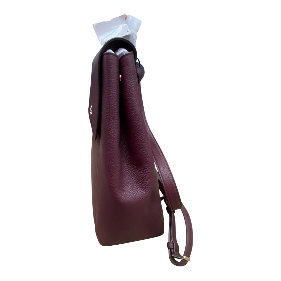 Backpack Designer By Kate Spade In Maroon, Size:Large