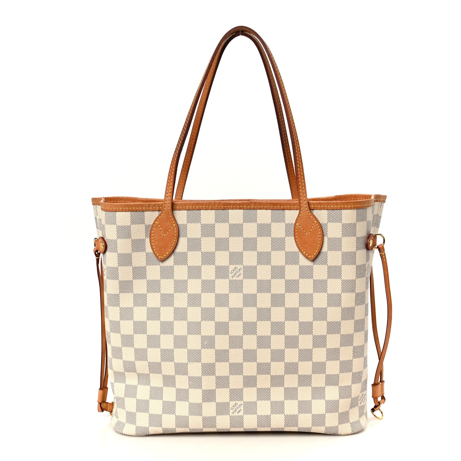 Damier Azur Neo Neverfull MM Rose Ballerine