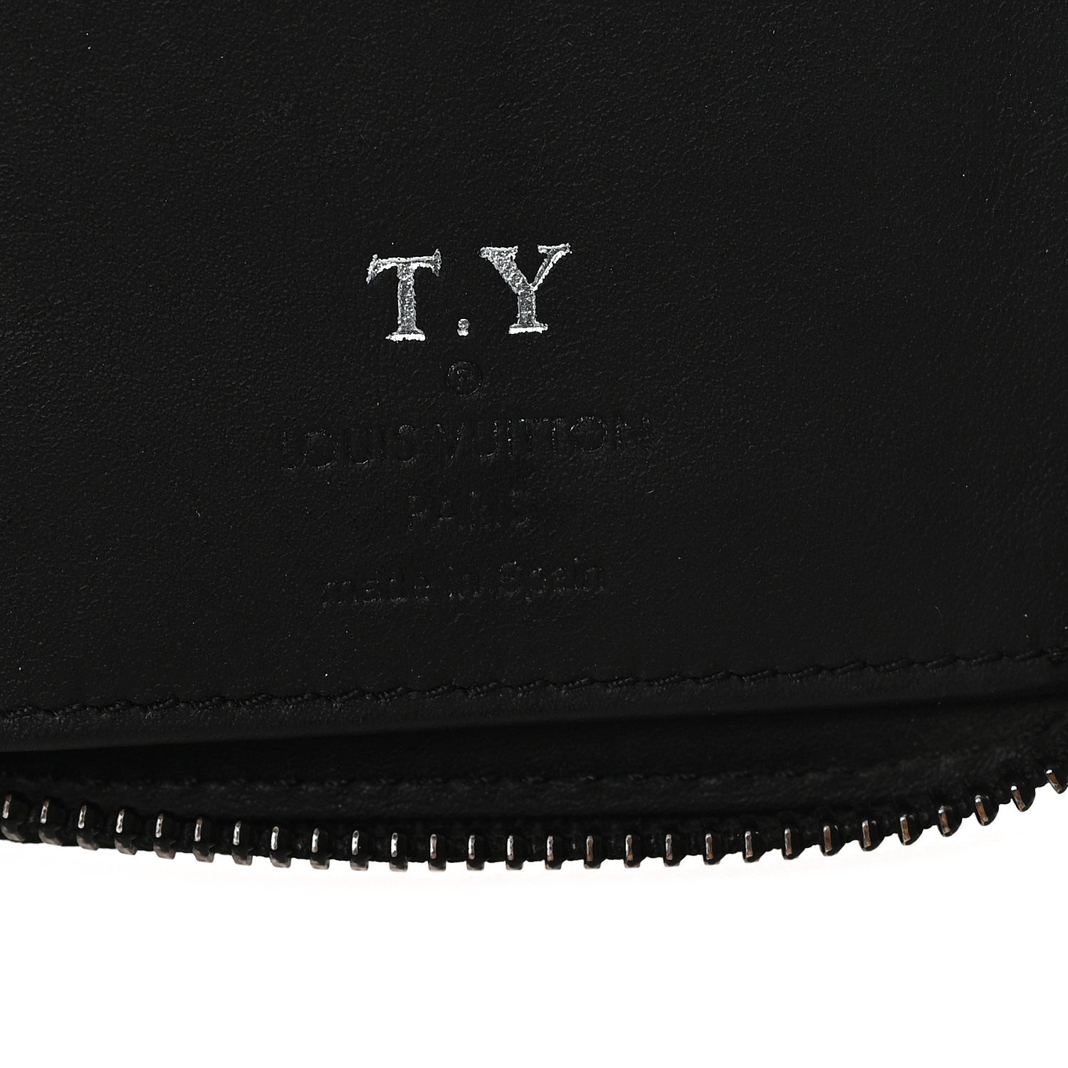 Calfskin Monogram Shadow Vertical Zippy Wallet Black