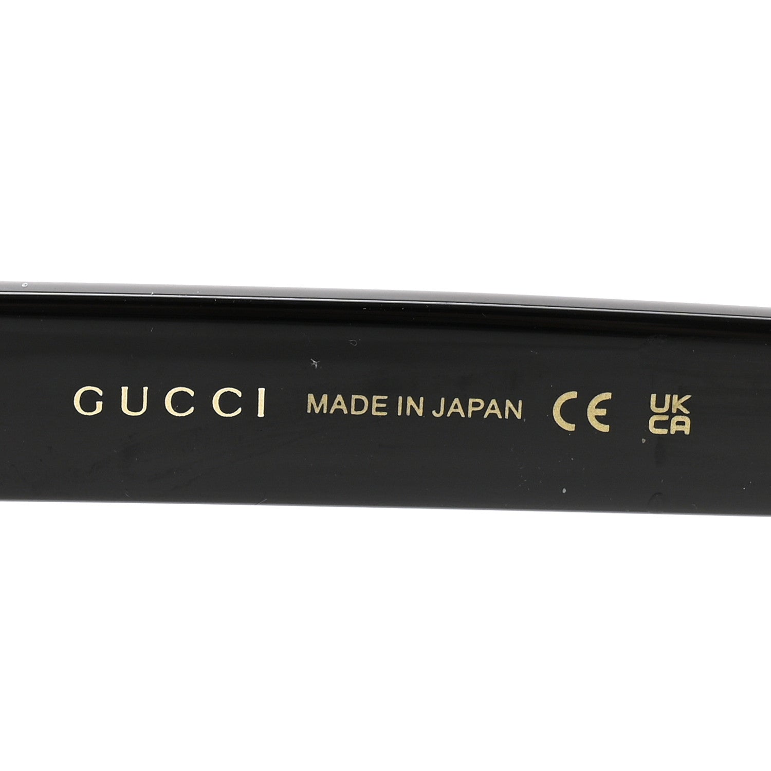 Acetate Square Frame Sunglasses GG0034SAN Black