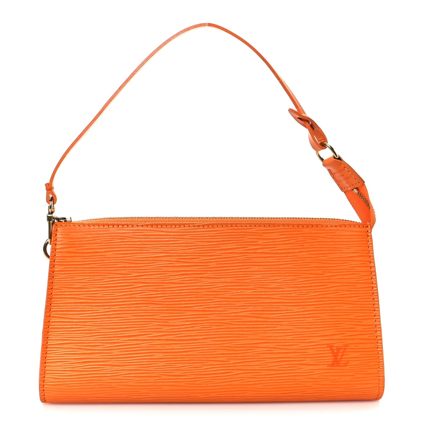 Epi Pochette Accessories 24 Mandarin
