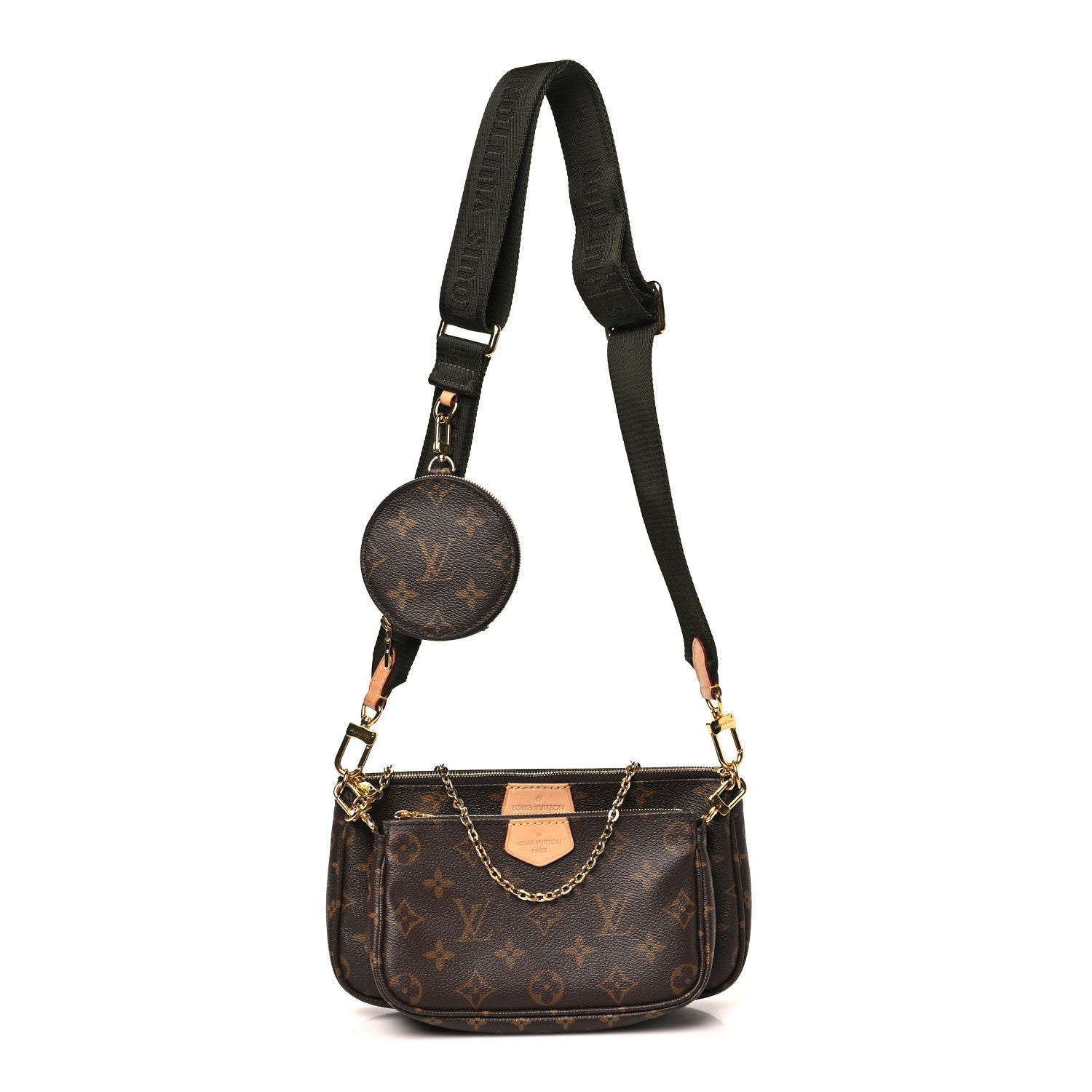 Monogram Multi Pochette Accessories Kaki