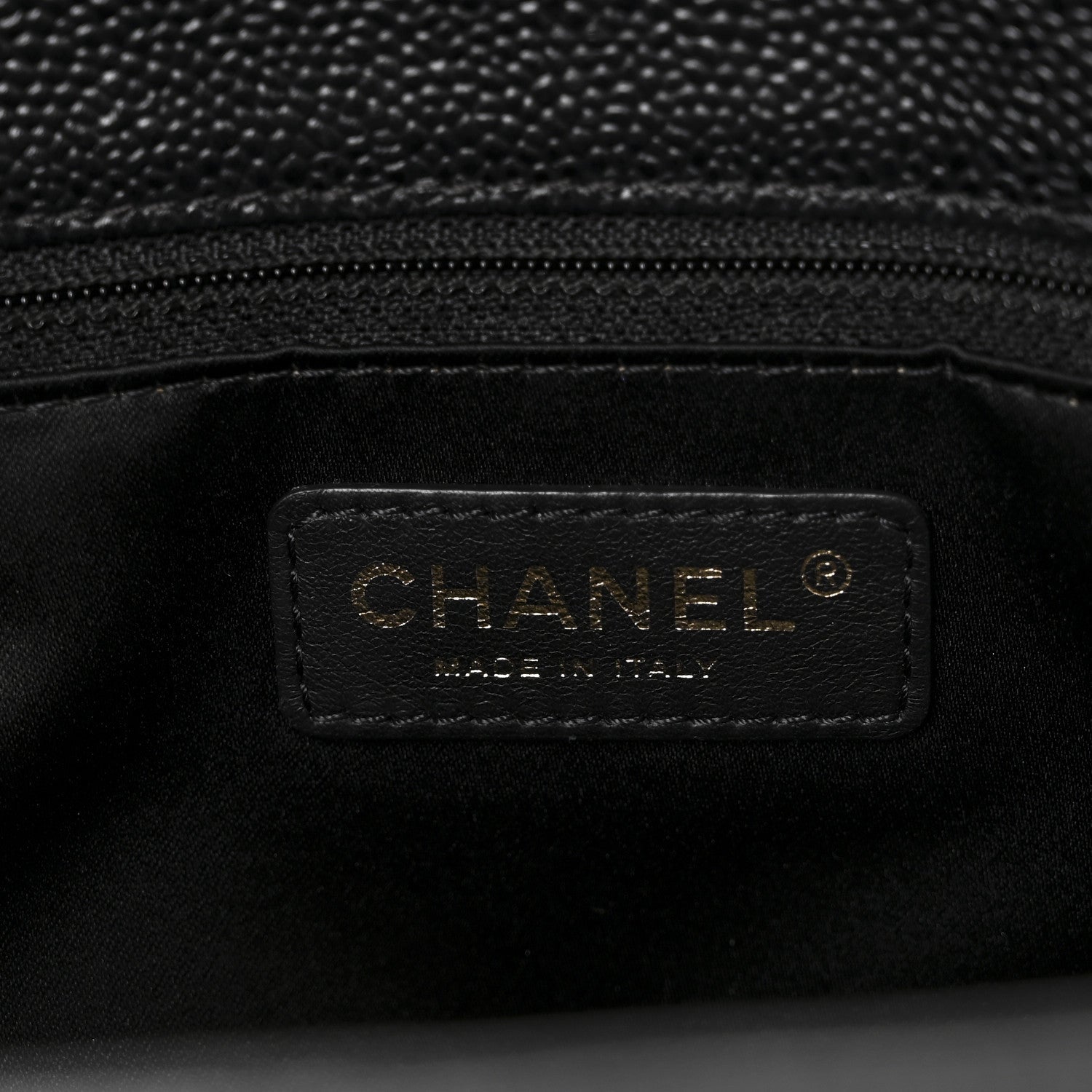 Caviar Quilted Grand Shopping Tote GST Black