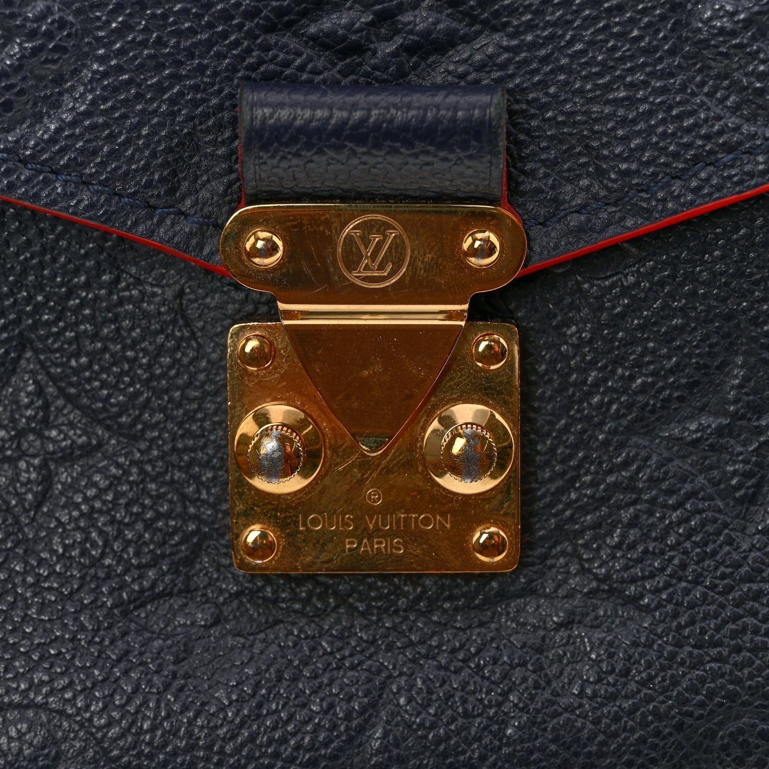 Empreinte Pochette Metis Marine Rouge