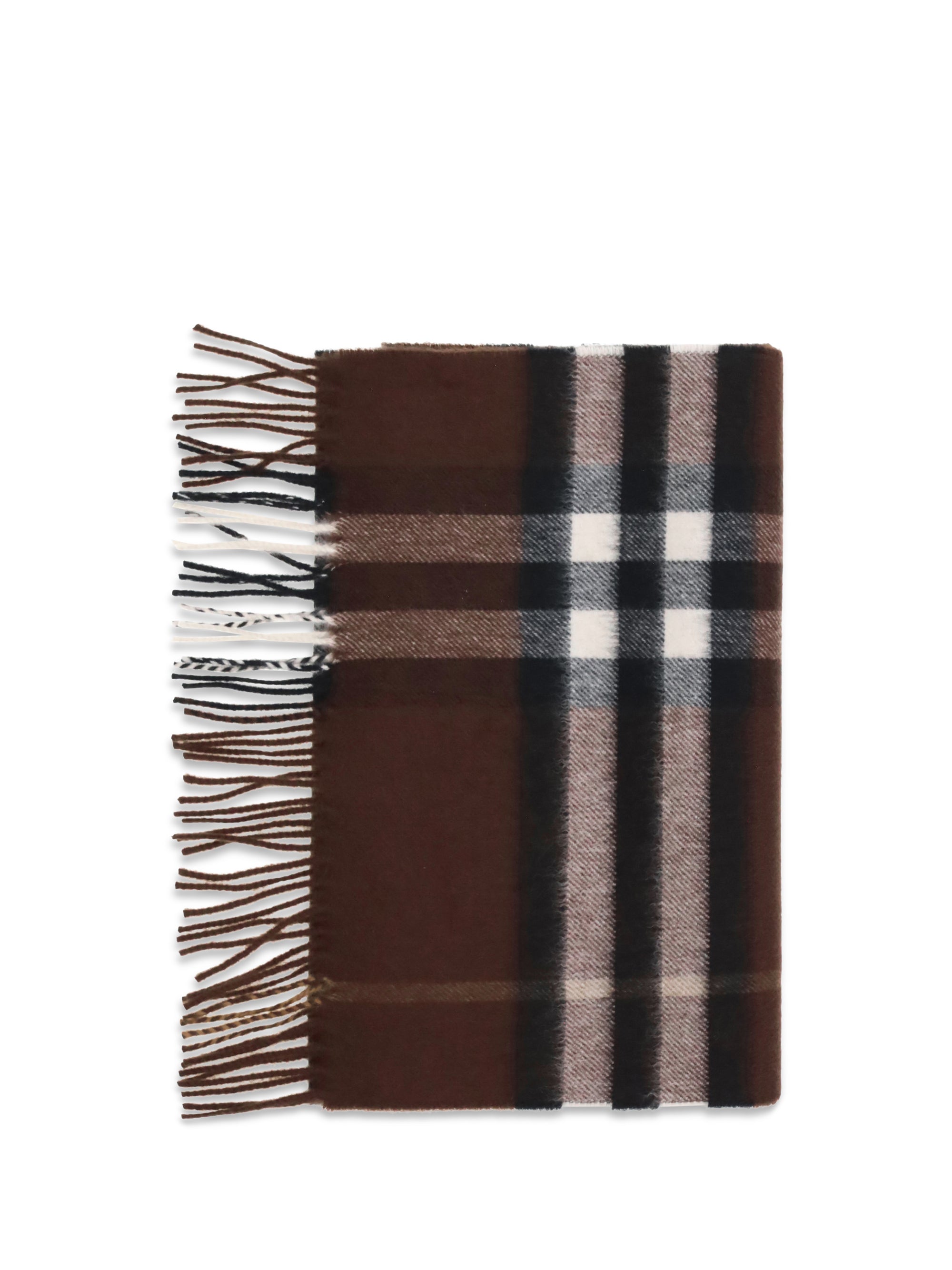 cashmere check scarf