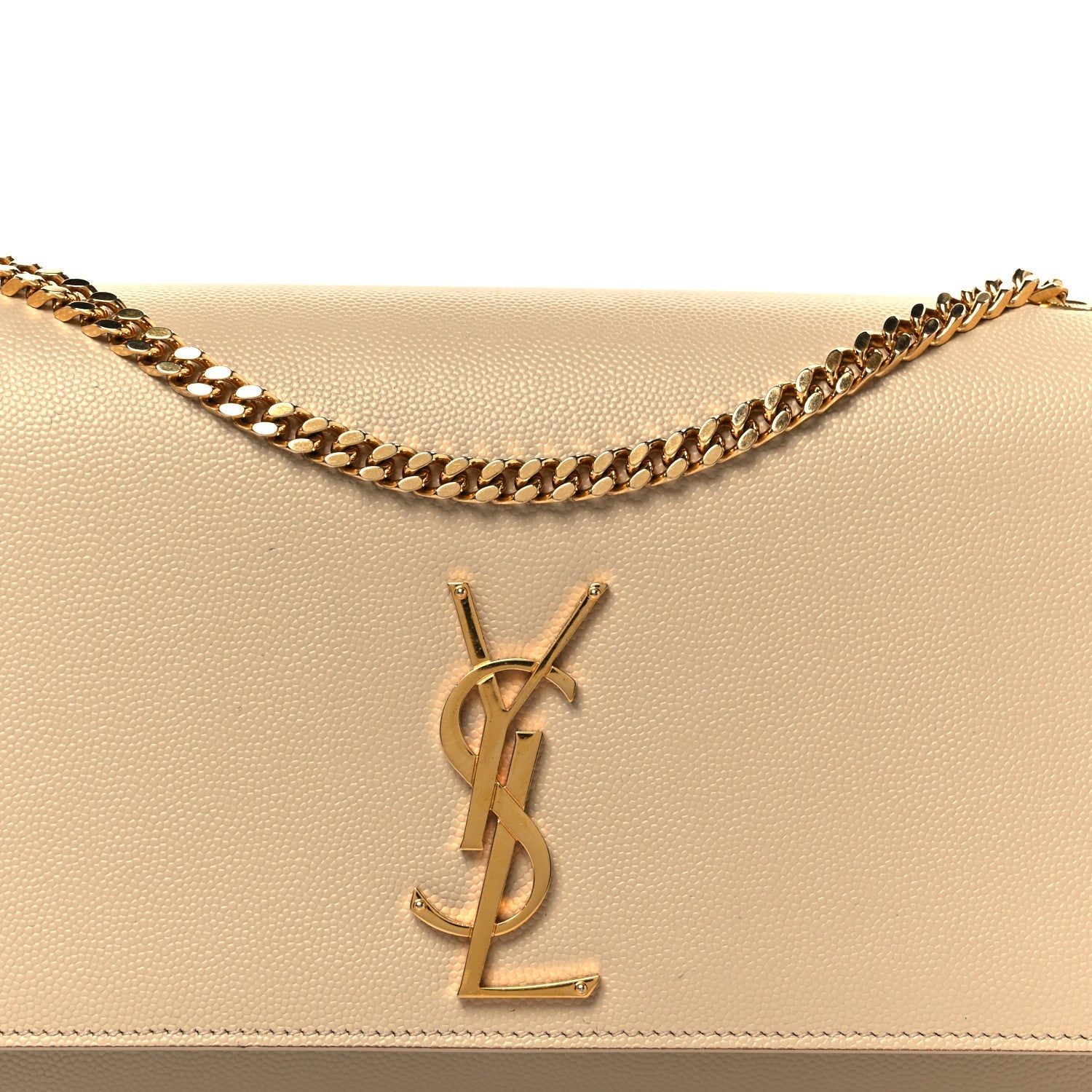 Grain De Poudre Medium Monogram Kate Satchel Nude Powder