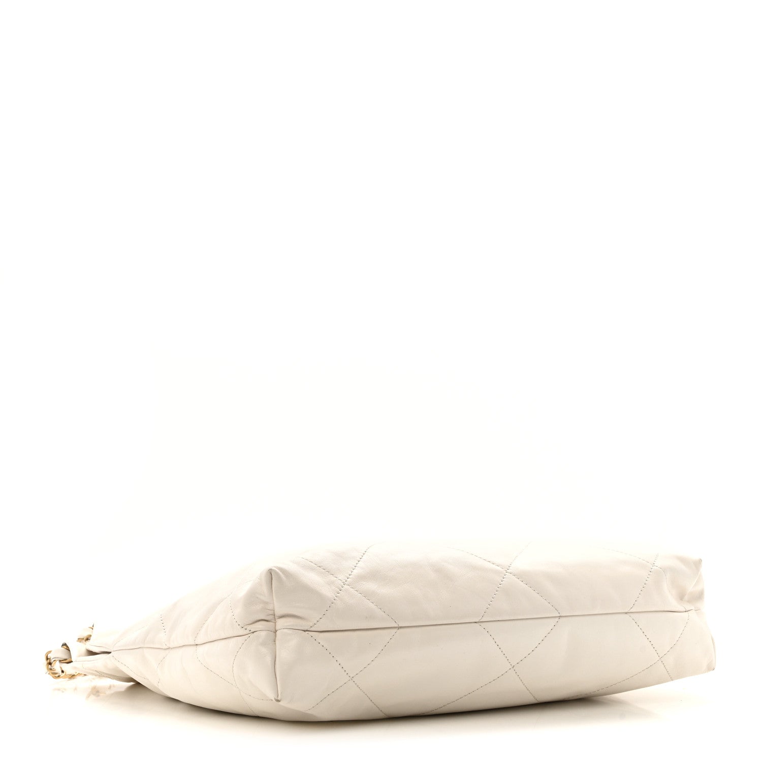 Calfskin Quilted Small Chanel 22 White