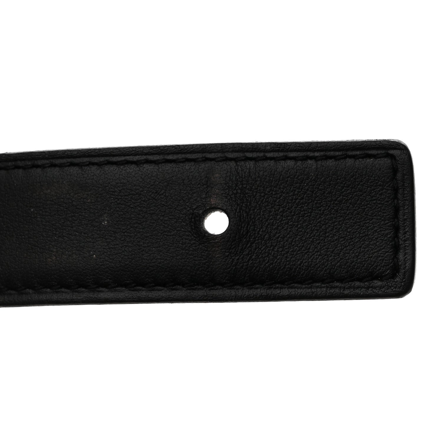 Swift Epsom 24mm Mini Constance H Belt 75 Black Gold
