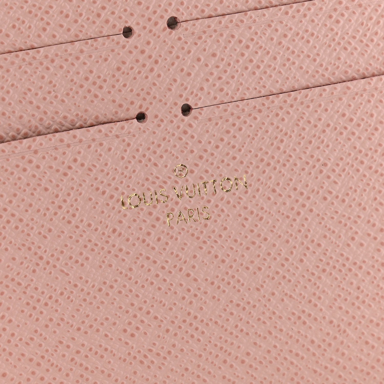 Calfskin Felicie Card Holder Insert Rose Ballerine