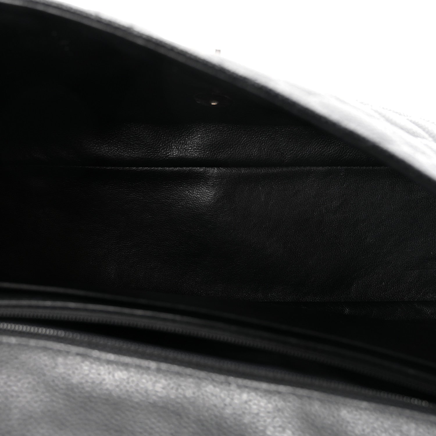 Caviar Quilted Jumbo Single Flap Black