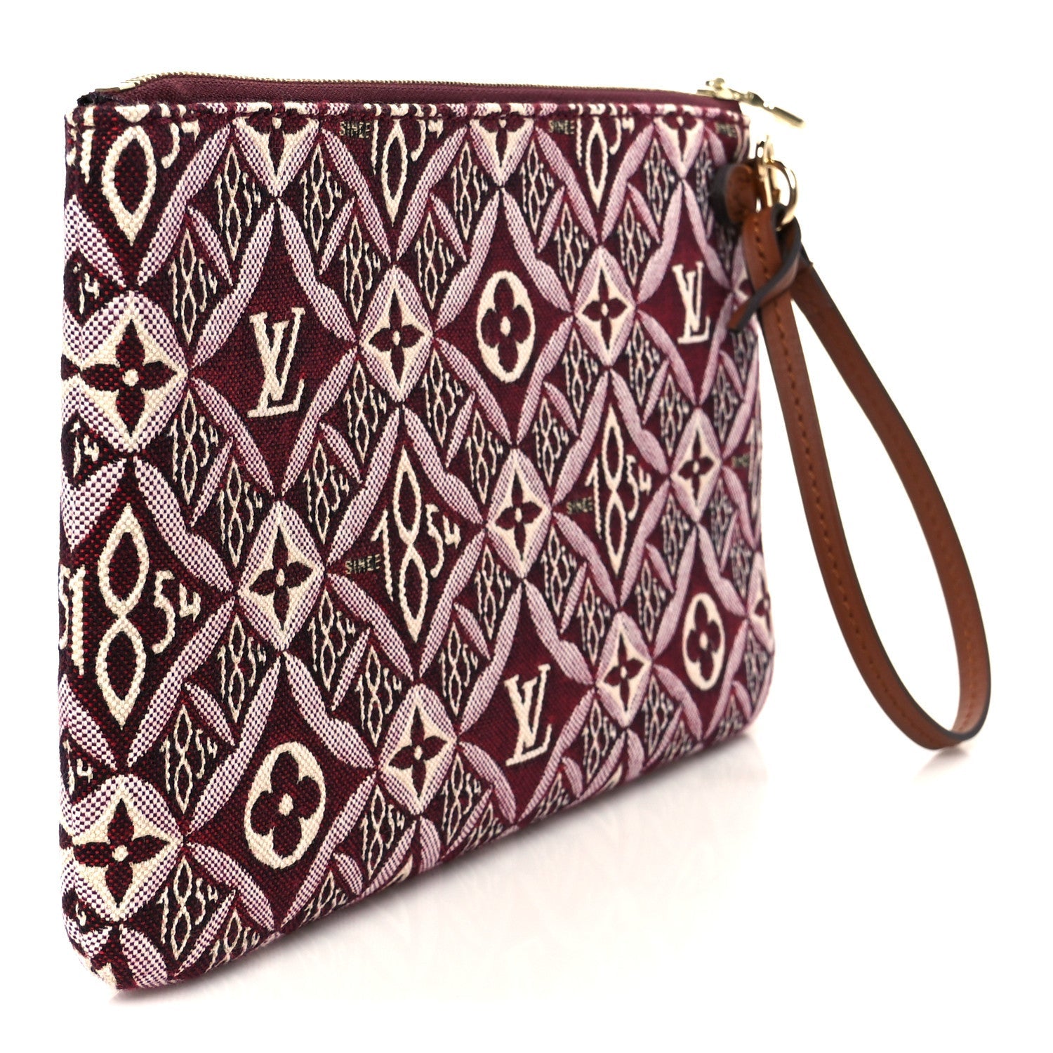 Jacquard Since 1854 Neverfull MM GM Pochette Bordeaux