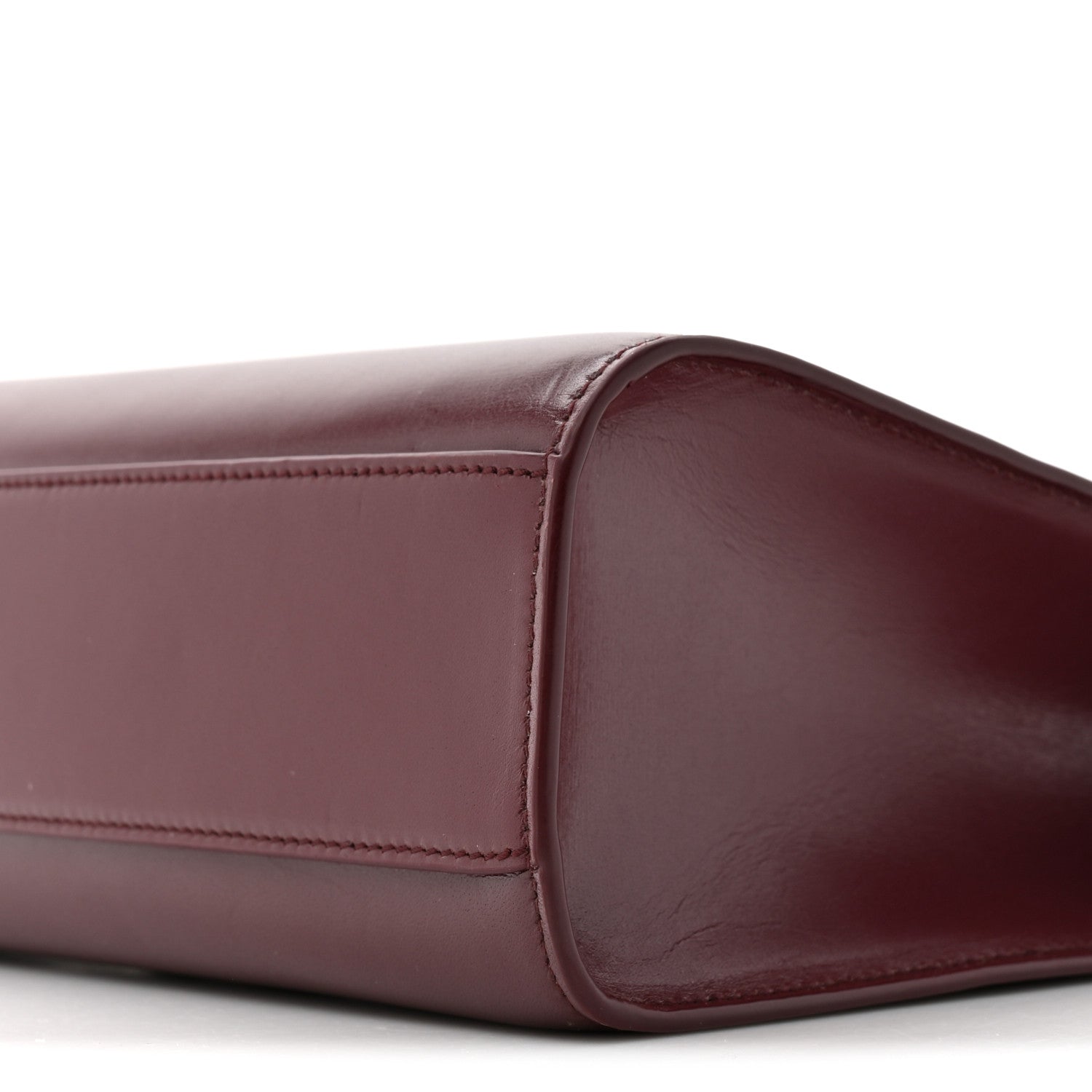 Smooth Calfskin Manhattan Shoulder Bag Rouge Legion