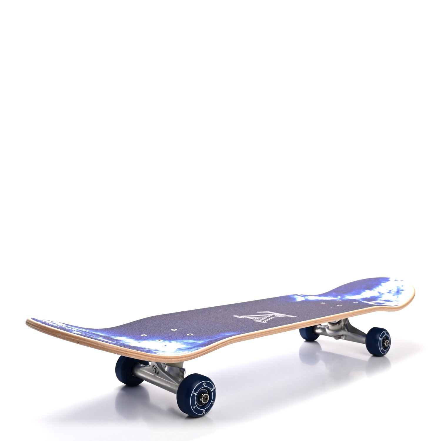 Monogram Bandana Maple Wood Skateboard Blue