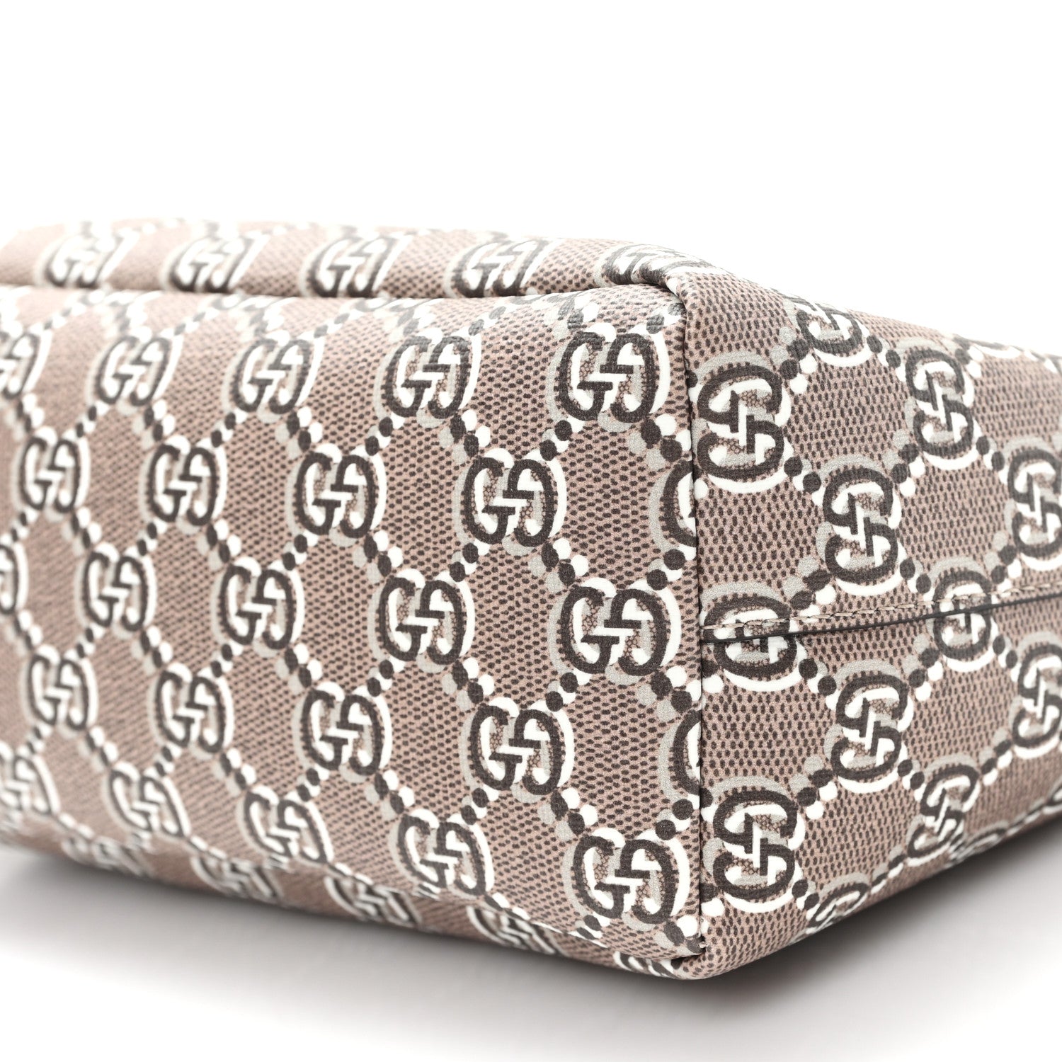 GG Shadow Monogram Super Mini Ophidia Shoulder Bag Taupe