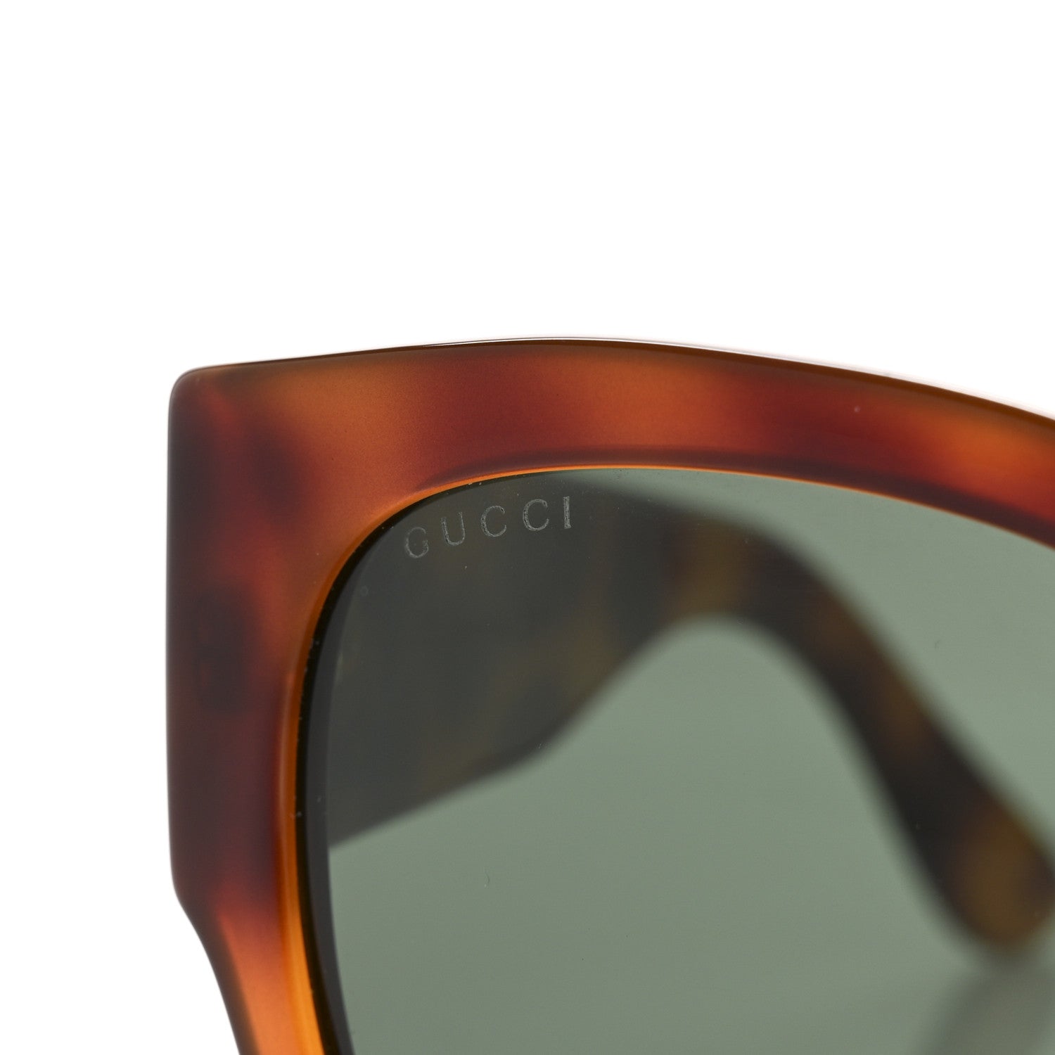 Acetate Square Frame Sunglasses GG0142SA Tortoise