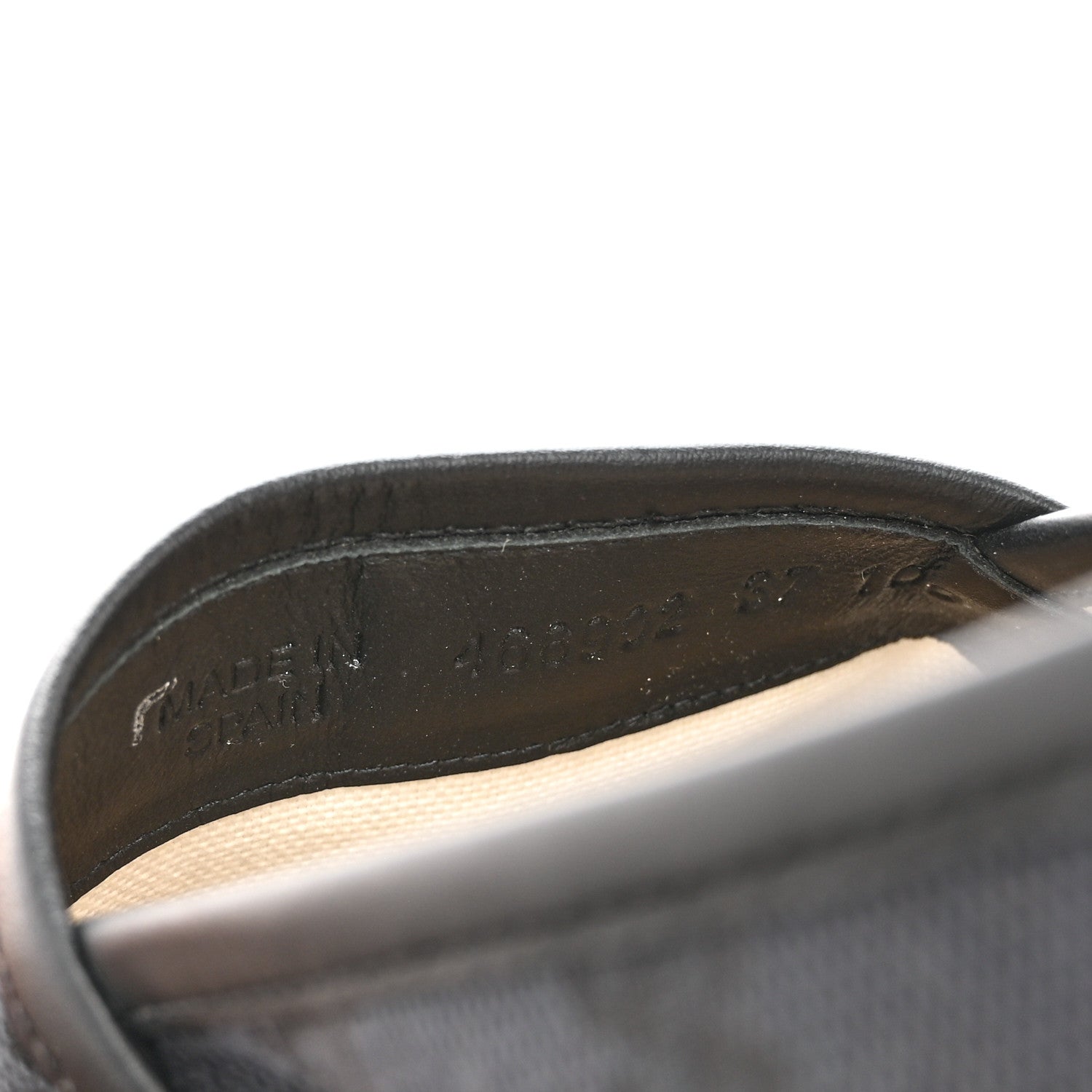 Monogram Espadrilles 37 Black