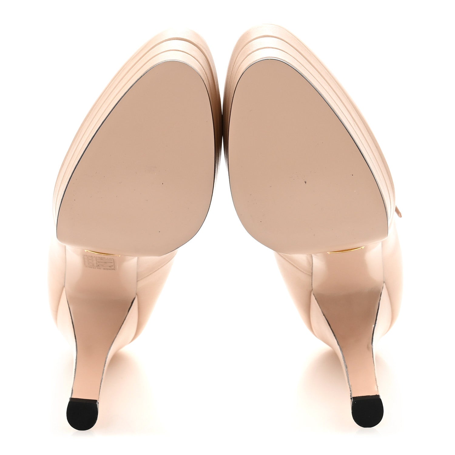 Malaga Kid Mary Jane Angel Platform High Heel Pumps 40.5 Skin Rose
