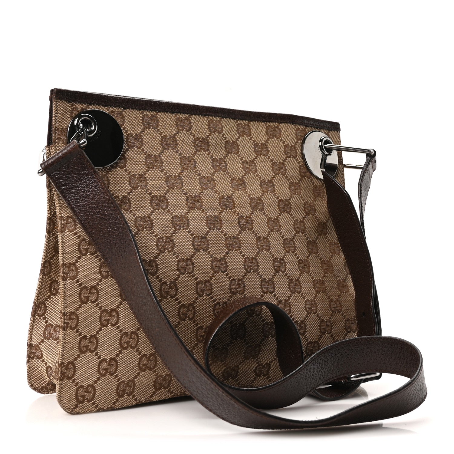 Monogram Eclipse Messenger Bag Dark Brown