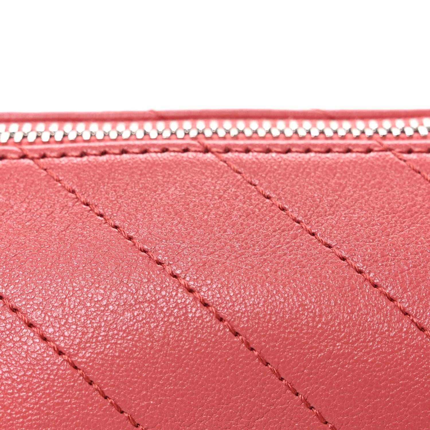 Sakai Be Green Calfskin Diagonal Stitched Mini Blondie Barrel Shoulder Bag Pink