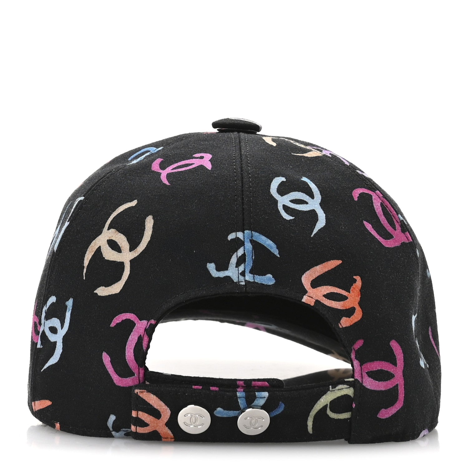 Cotton CC Cap Hat Black Multicolor