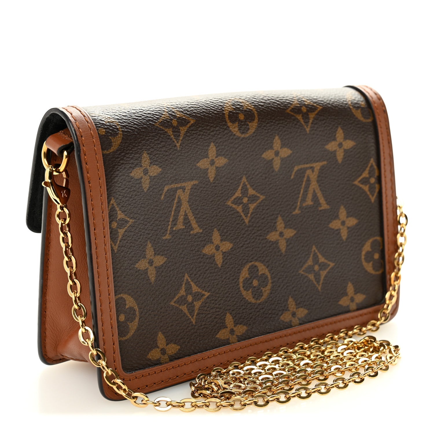 Reverse Monogram Dauphine Chain Wallet