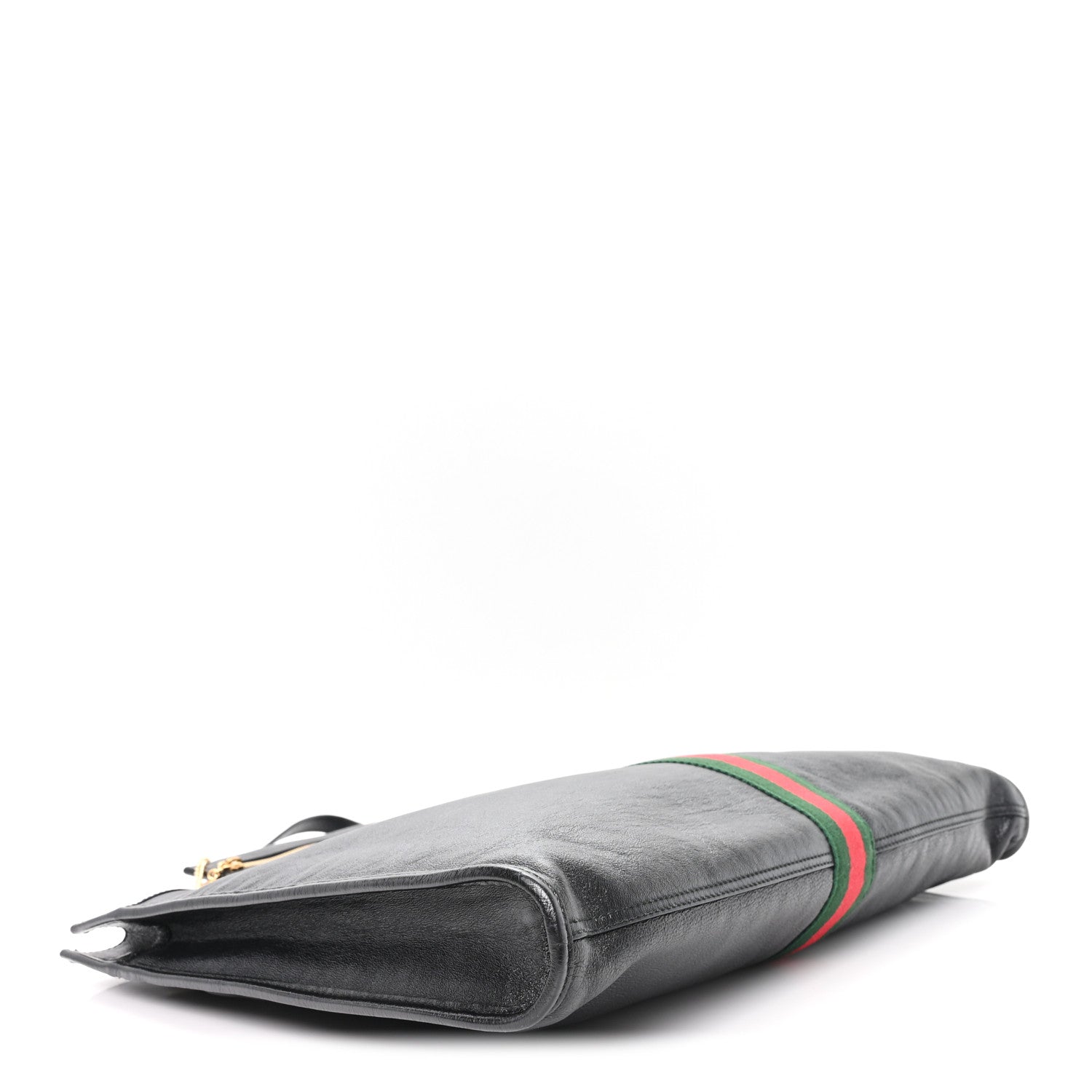 Calfskin Large Rajah Chain Tote Black