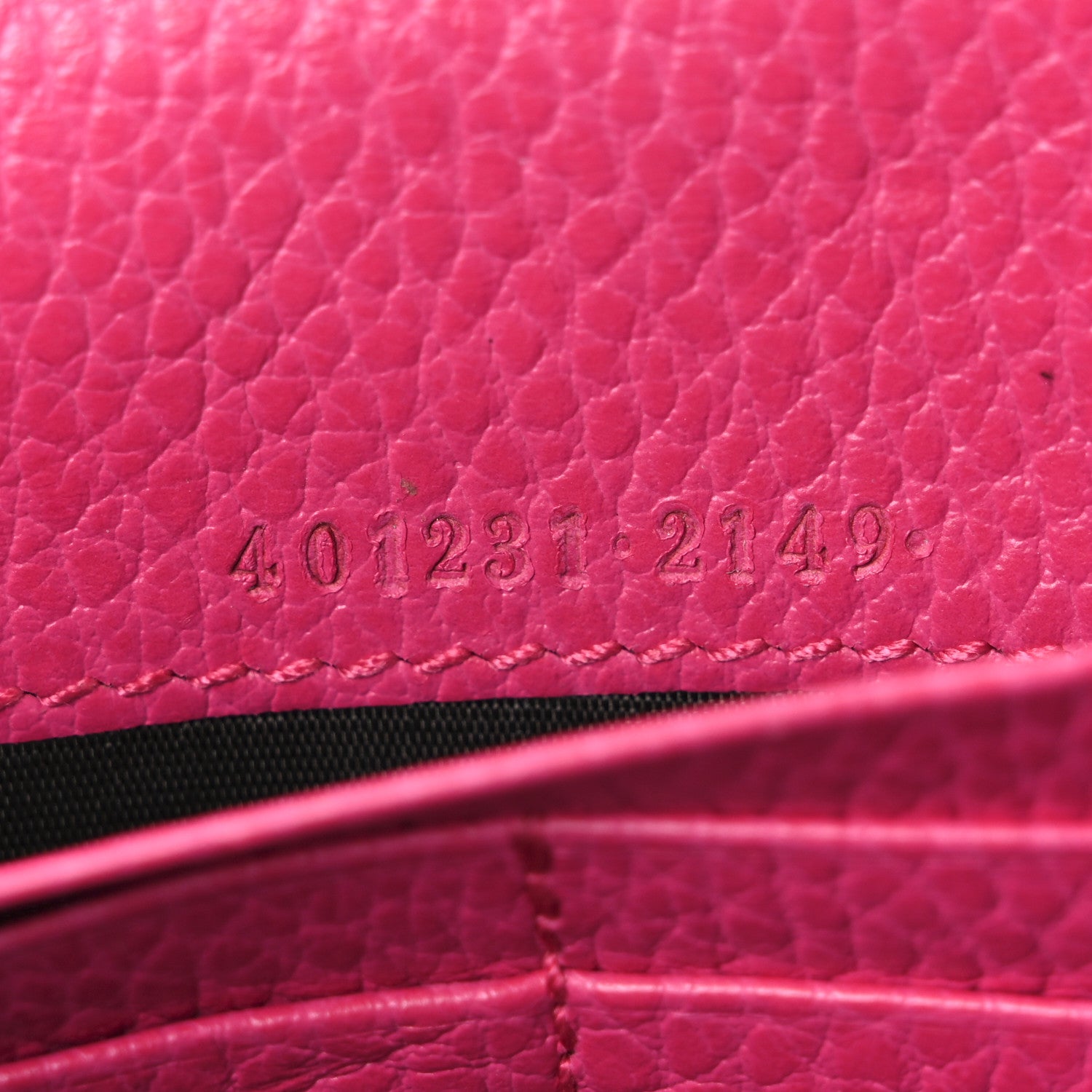 Dollar Calfskin Crystal Mini Dionysus Chain Wallet Box Pink