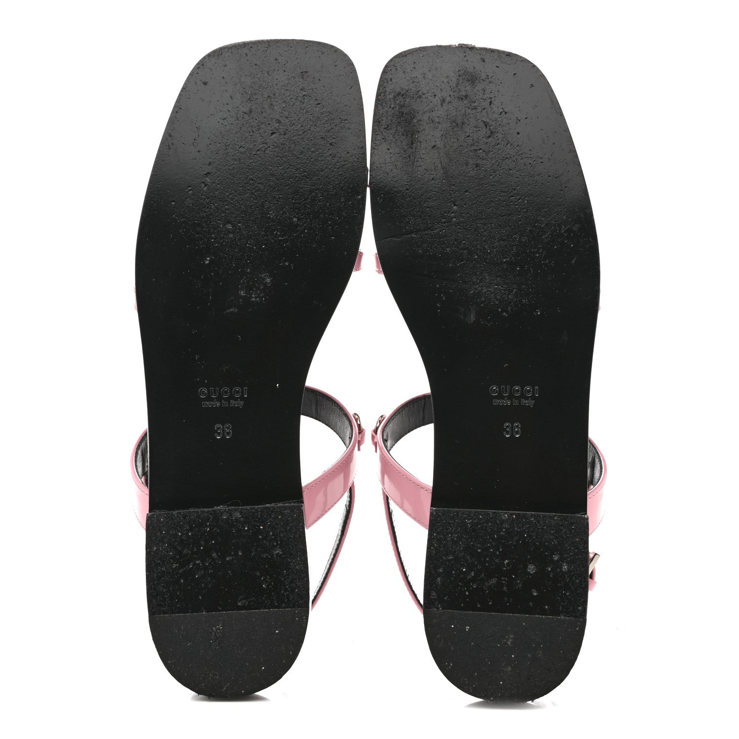 Patent Calfskin Horsebit Divine Slingback Sandals 36 Dolly Pink