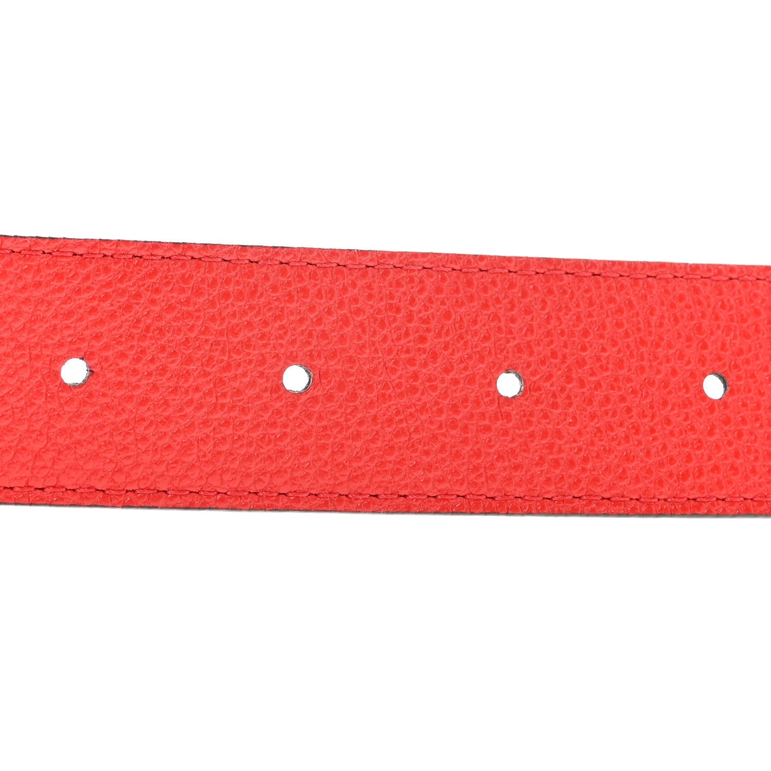 Monogram 30mm LV Initiales Reversible Belt 80 32 Coquelicot