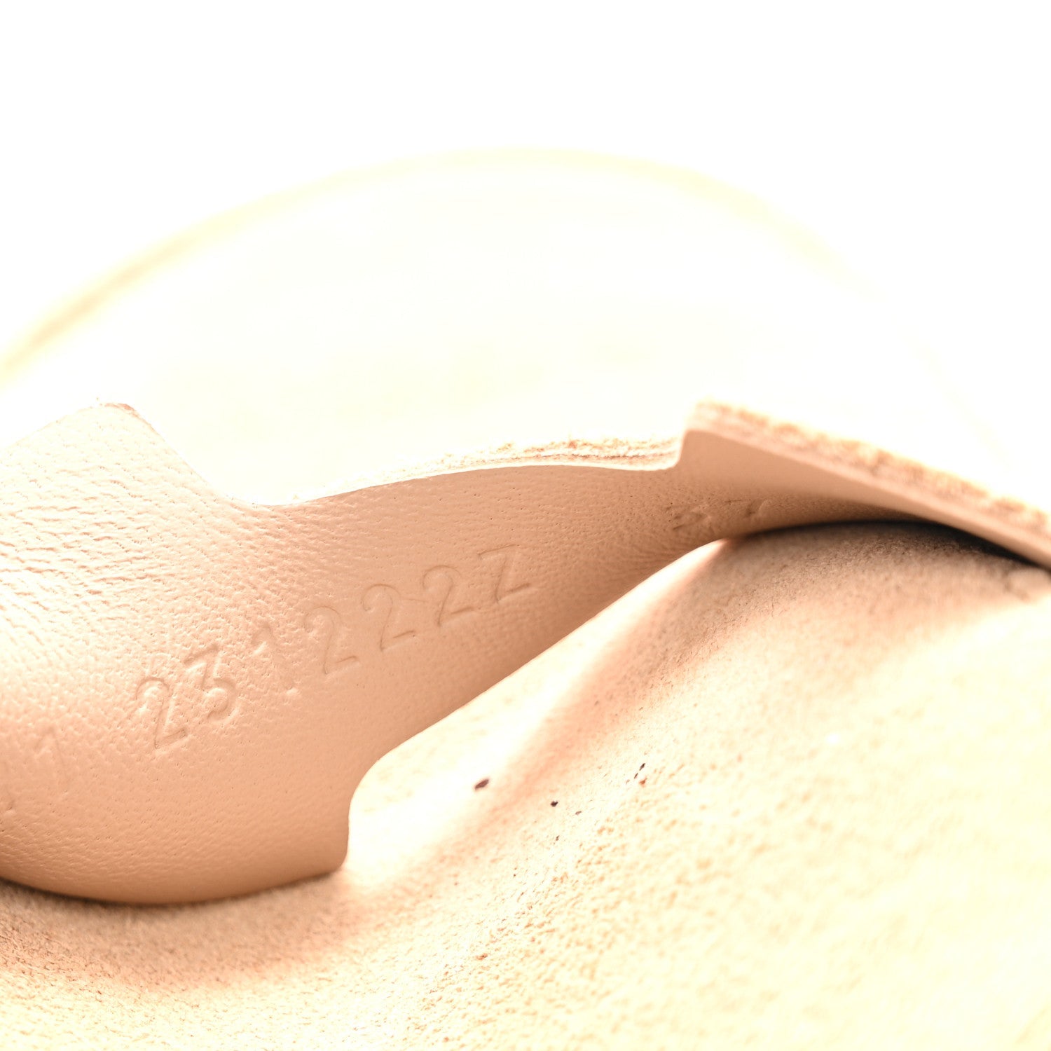 Suede Calfskin Womens Go Mules 37 Beige Argile