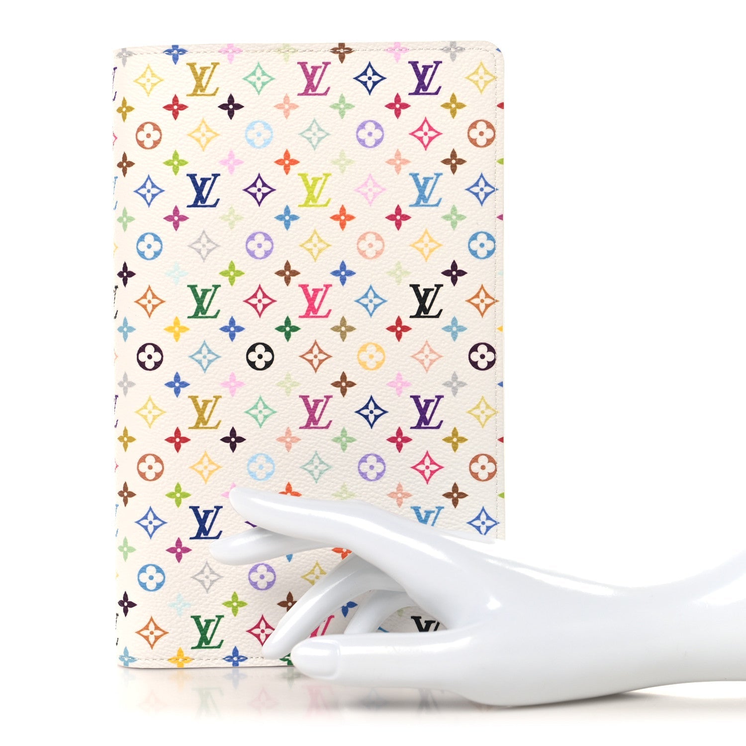LV X TM Monogram Multicolor Emily Notebook Cover MM White