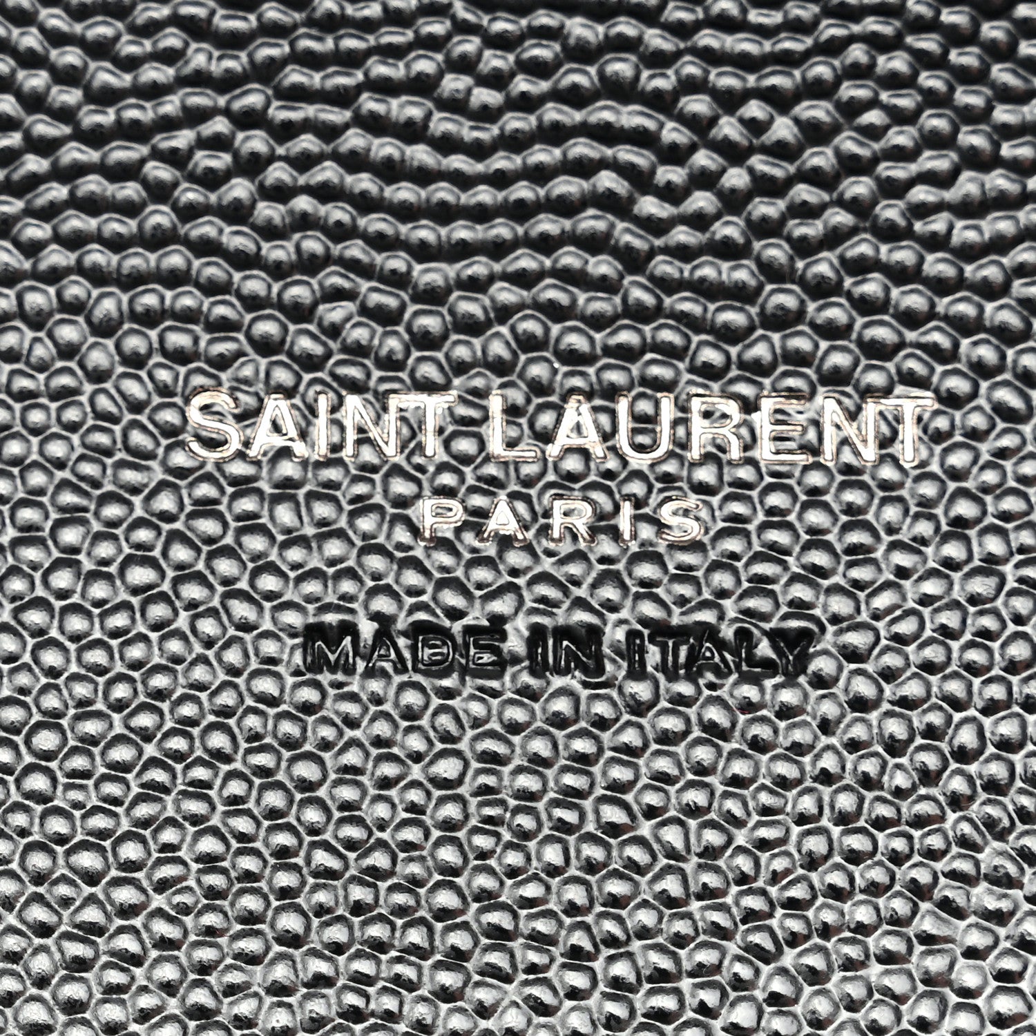 Grain De Poudre Matelasse Chevron Monogram Monochrome Envelope Clutch Black