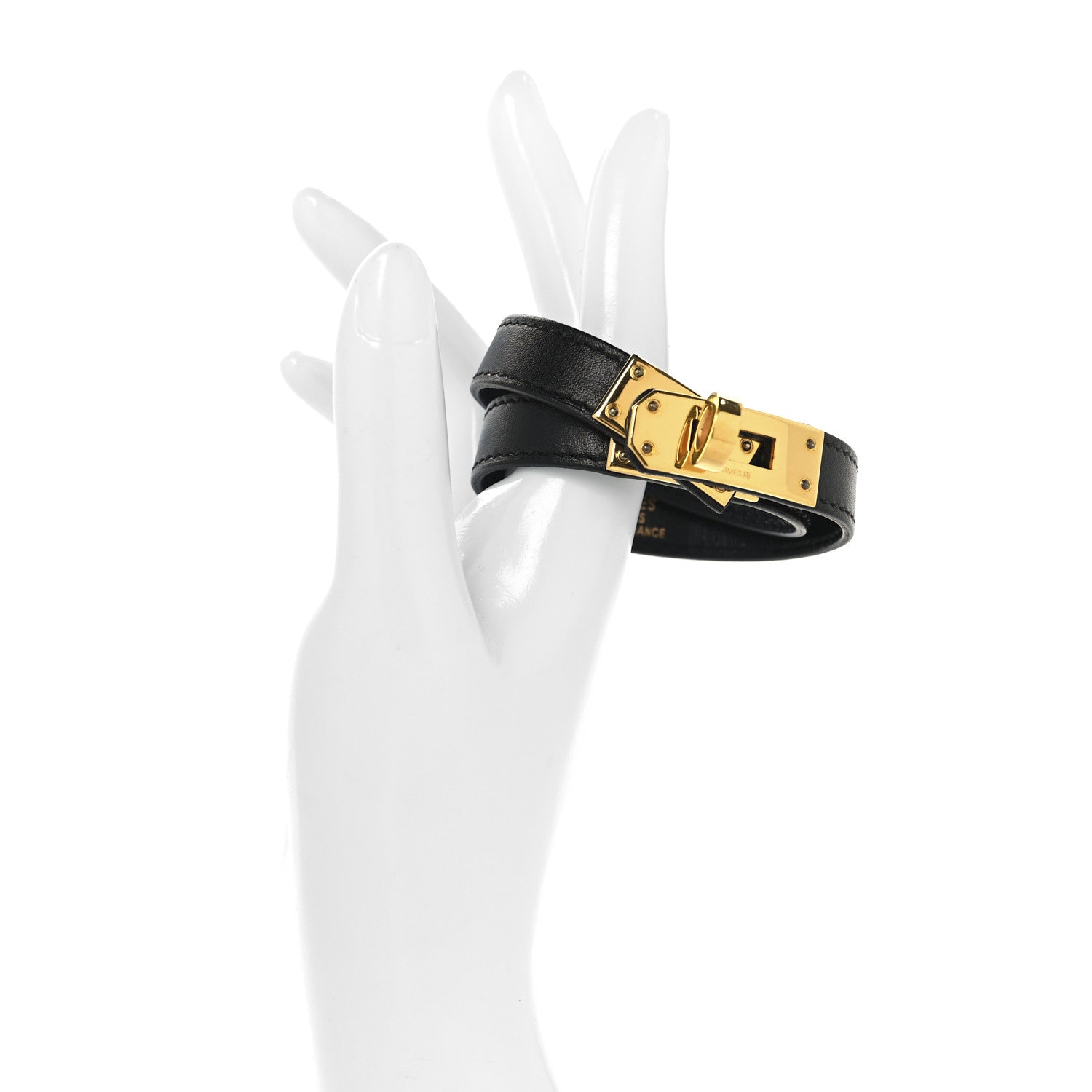 Box Kelly Double Tour Bracelet S Black