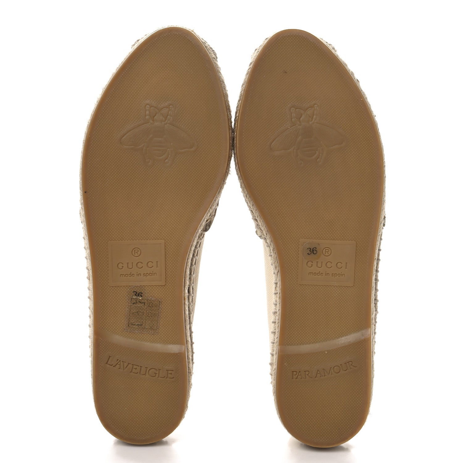 Canvas Logo Espadrilles 36 Greggio White