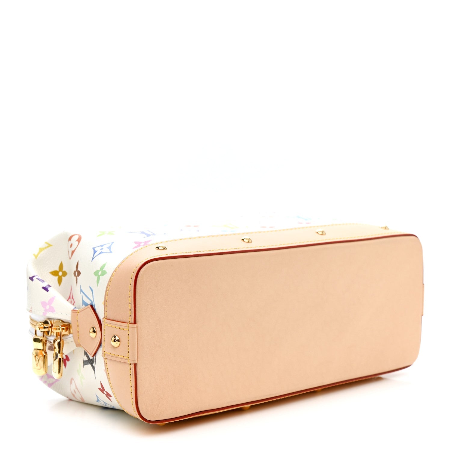 LV x TM Monogram Multicolor Cosmetic Pouch GM White