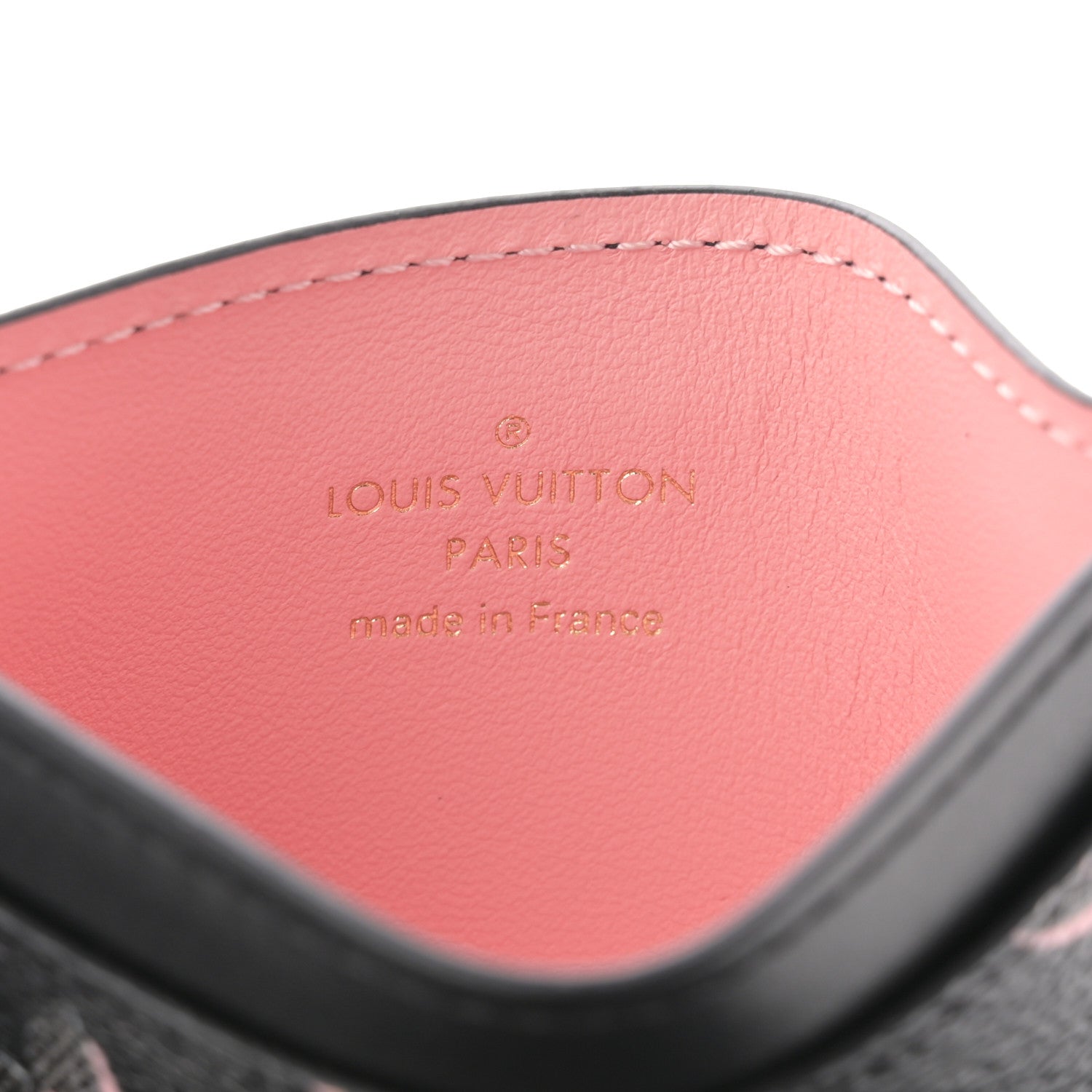 Monogram Fall for You LV Side-Up Card Holder Black