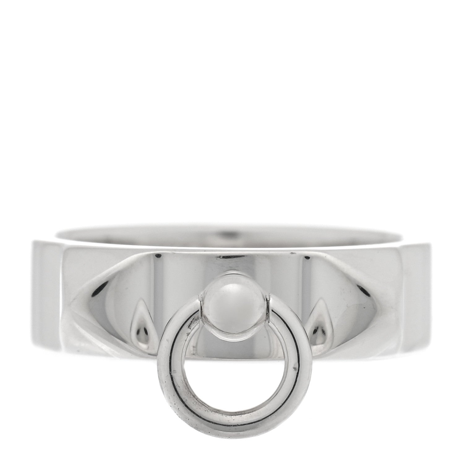Sterling Silver PM Collier De Chien Ring 48 4.5